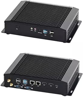 ZLYTPL 10th Gen Industrial Mini PC Core I5 1035G1 RS232 COM HDMI DDR4 Windows 10 Pro WiFi Mini Computer (8GB RAM 256GB SSD WITH WIFI)