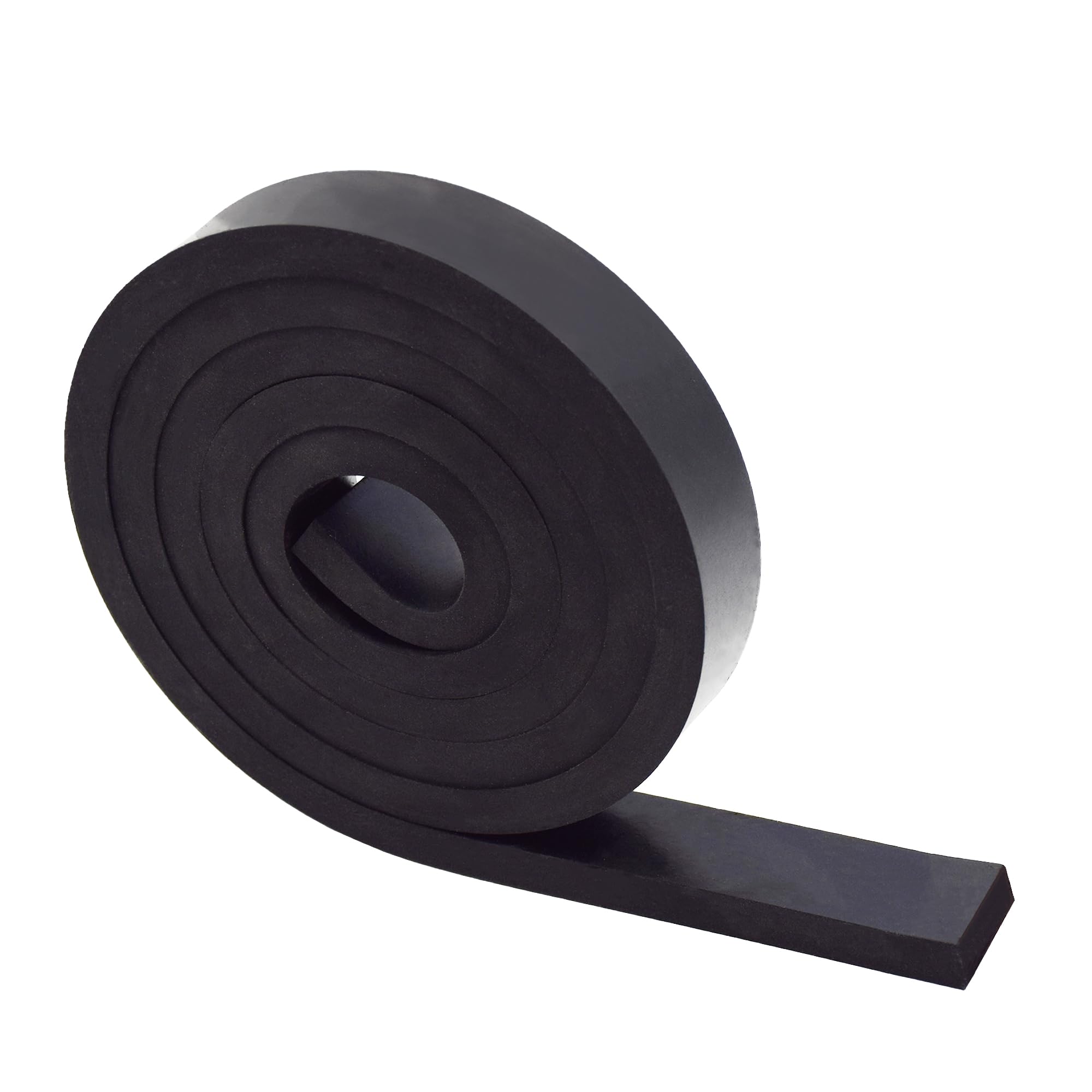 TEKDOE 3/8 Inch Thick Neoprene Rubber Strips and Heavy-Duty Solid Rubber Rolls, Sheet for DIY Gasket, Warehouse, Pads, Seals, Weather Stripping,