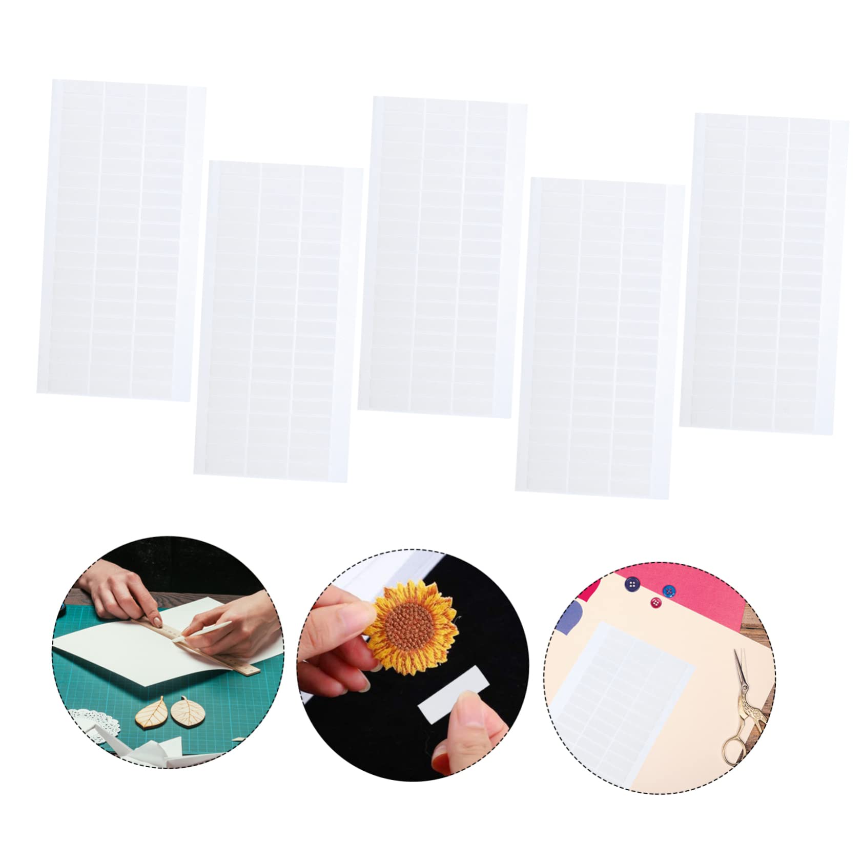 DOITOOL 3 Set Nastro Biadesivo Adesivo Eva Per Crafting Per Effetti E Progetti Te Facile Rimuovere Residui Per Biglietti E Scrapbooking 5 Fogli*3