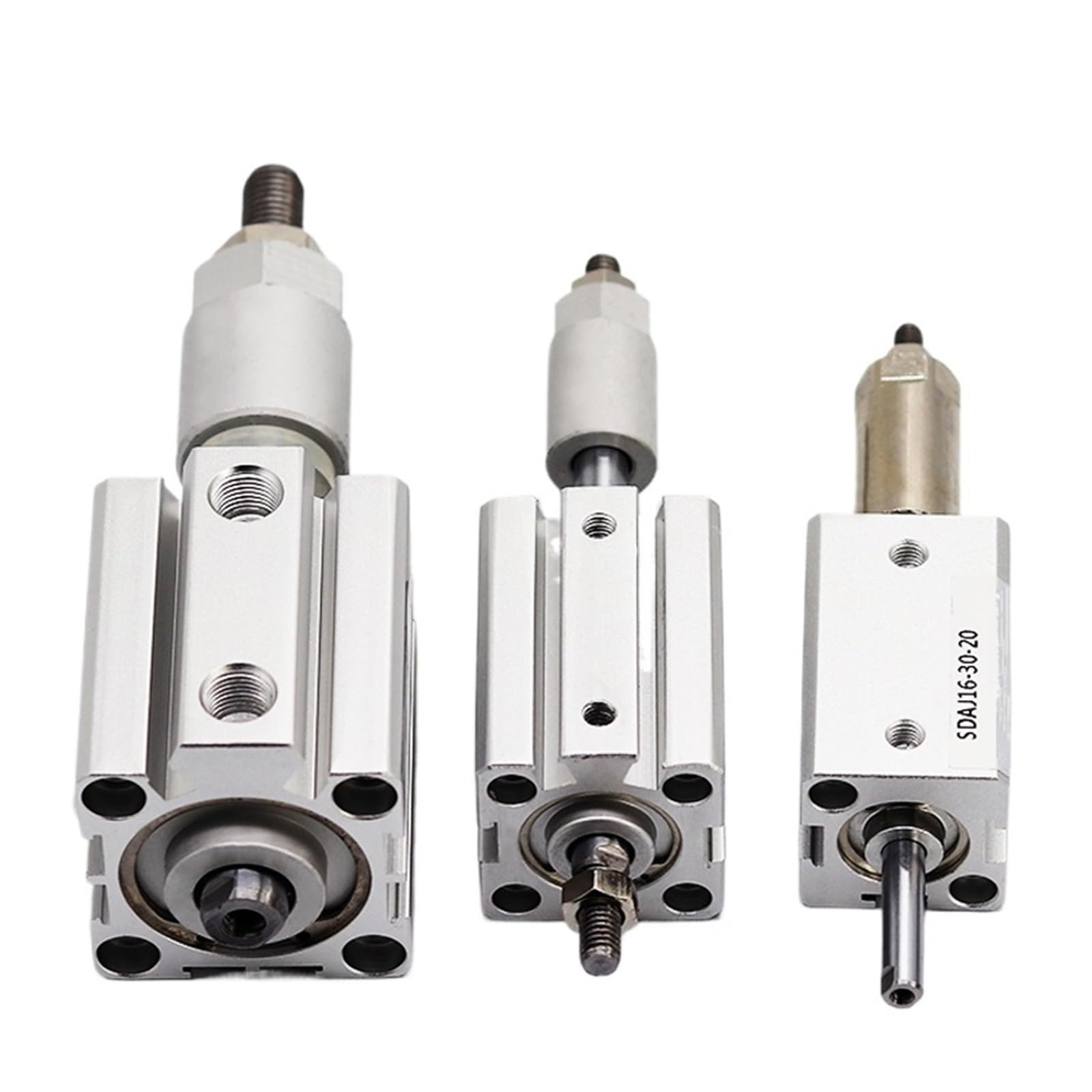 Cylindre double effet SDAJ50X40-30-S à course réglable pour machine