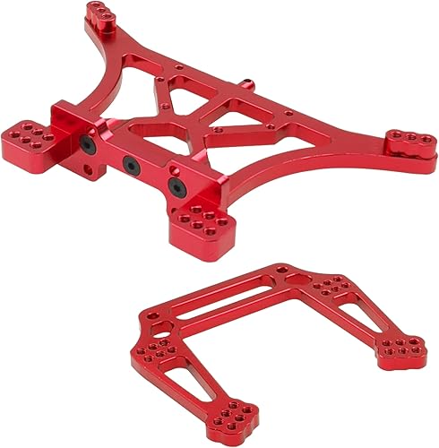 Miniatura 11 de ShareGoo - Soportes de torre de choque delanteros y traseros de metal, parte de actualización de 3638 3639, compatible con Traxxas Slash 2WD Rustler