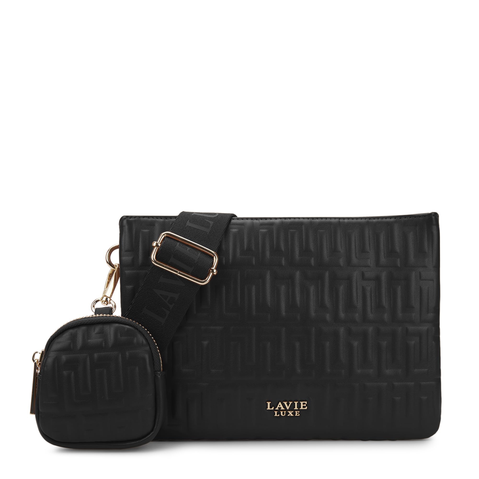 lavie luxe Women's Emilan 5 Compartment Crossbody Sling Bag | Ladies Purse Handbag | Gift for Women-picture-33