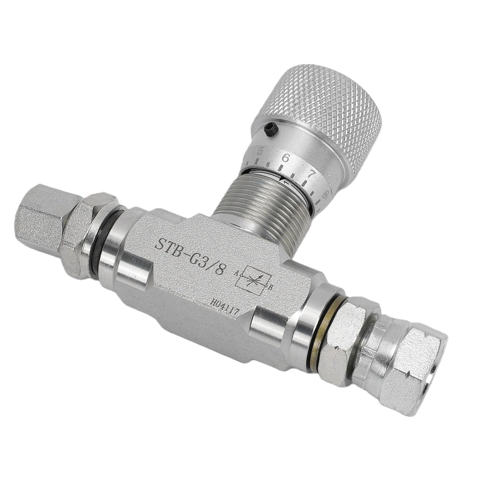 Tbest Válvula de Control de Flujo Hidráulico L08 de 3/8 Pulgadas Válvula