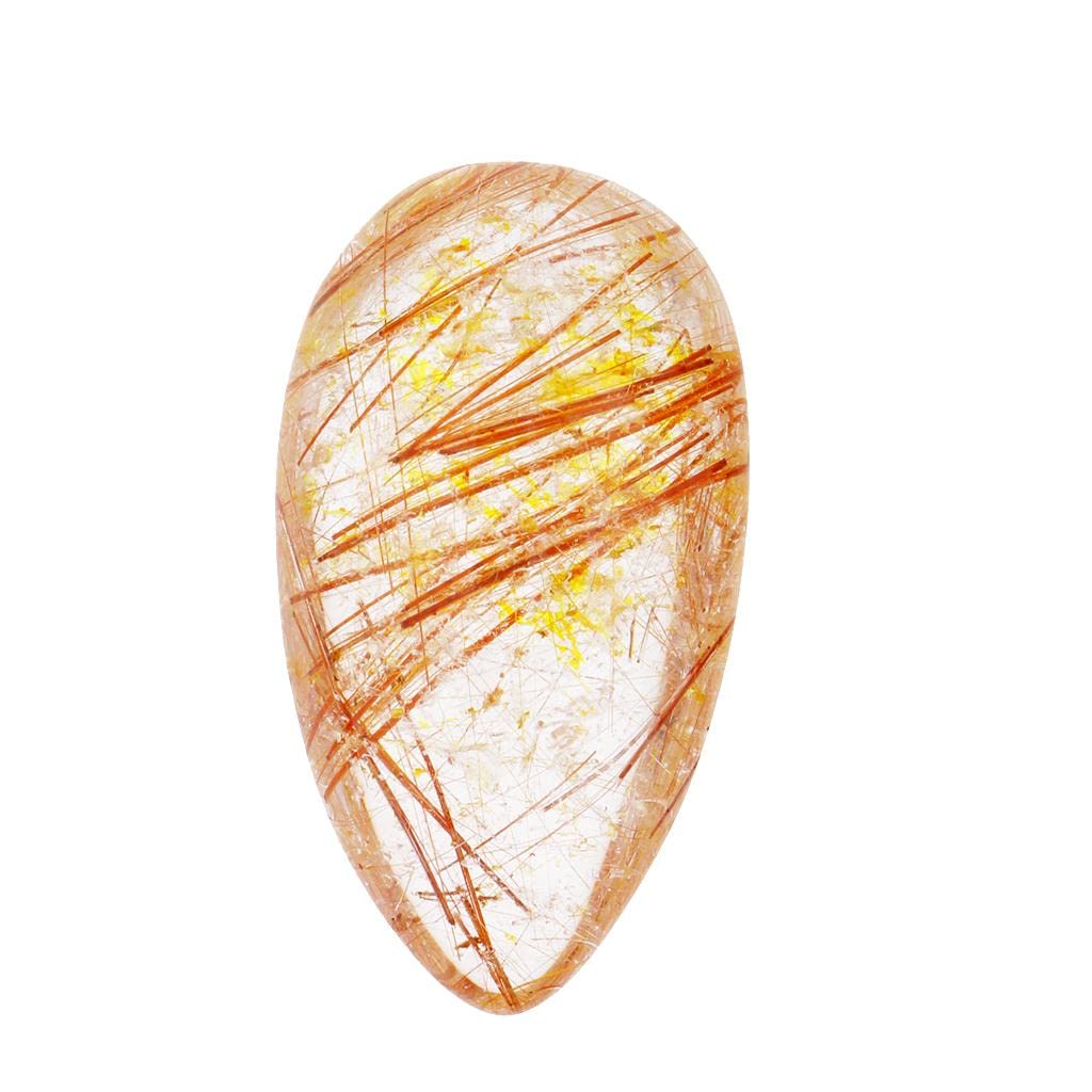 CLUB BOLLYWOOD Natural Gold Rutilated Quartz Crystal Pendant For Diy Pendant Jewelry Making Creative Gift | Collectibles | Collectibles | Collectibles