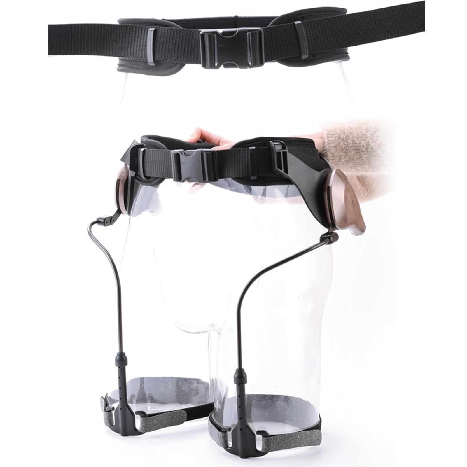 SXSLTSA Walking Mobility Aid Bionic Body Power Walking Aids, Rehabilitation Walker Assisted Walking Exercise Assisting Leg Lifting and Climbing Aid, Senior Limited Mobility Stroke