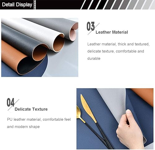 Miniatura 3 de V-Shine Juego de 4 manteles individuales para mesa de comedor, lavables, antideslizantes, resistentes al calor, impermeables, para mesa de comedor,