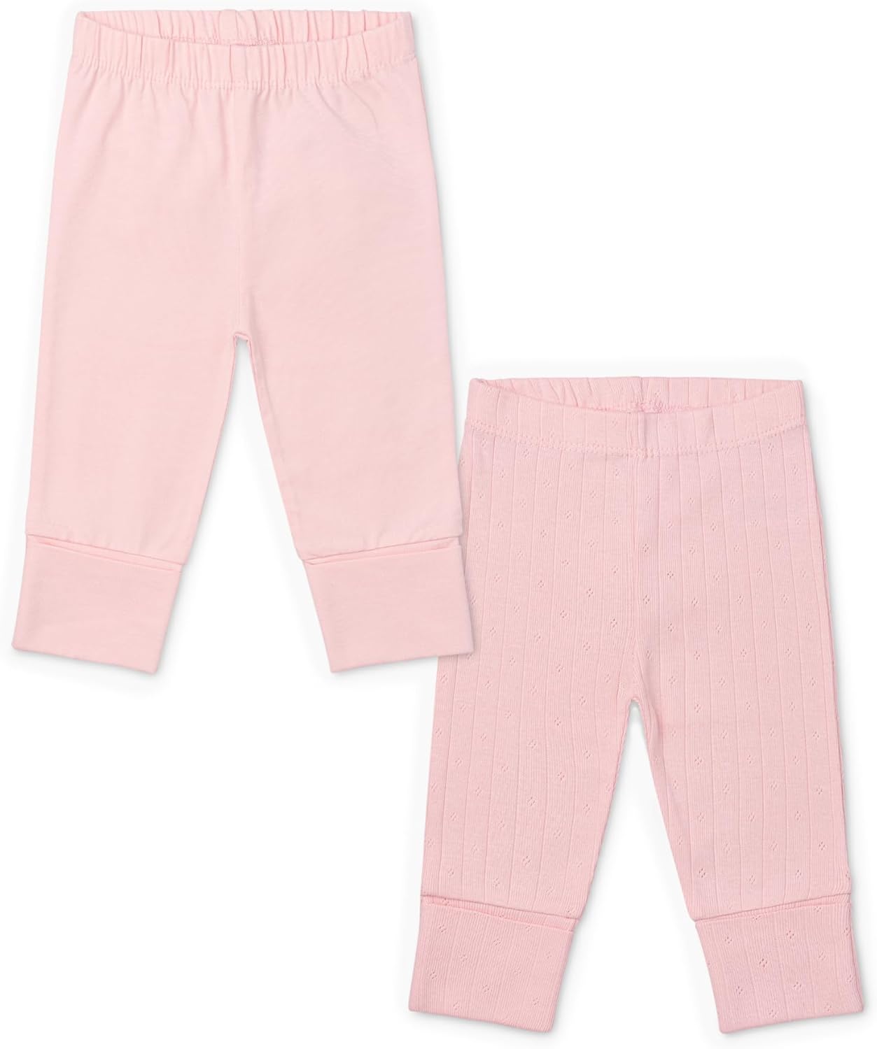 Monica + Andy Hello Baby Pants, 100% Organic Baby Clothes for Boys & Girls, Joggers, Sizes for Preemie, Newborn & Infant