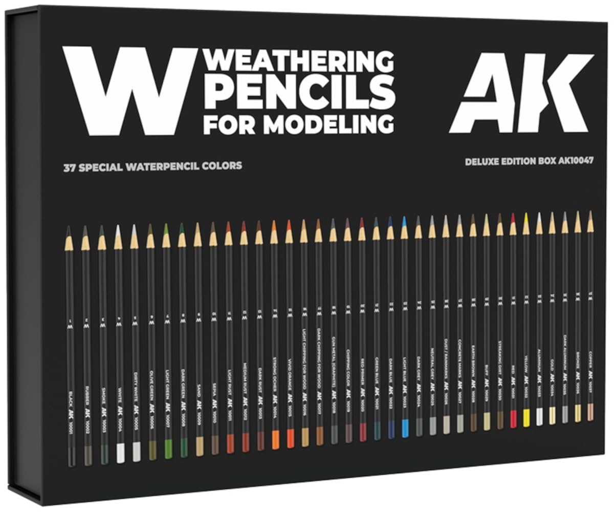 Amazon.com: AK Interactive AK10047 Weathering Pencil Box Deluxe