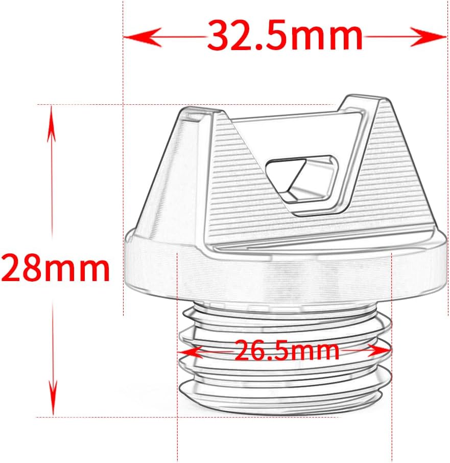 Modeer Motorcycle Engine Oil Filler Cap For Ya.maha YZF-R1 1998-2024 / YZF-R1M 2020-2024 / YZF-R3 2015-2024 / YZF-R6 1999-2024 / YZF-R7 2022-2024 / YZF-R25 2015-2022 Accessorie (blue)