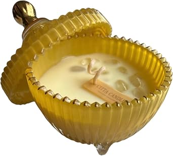 Citrine Melting Crystals Orange and Ginger Citta Candle