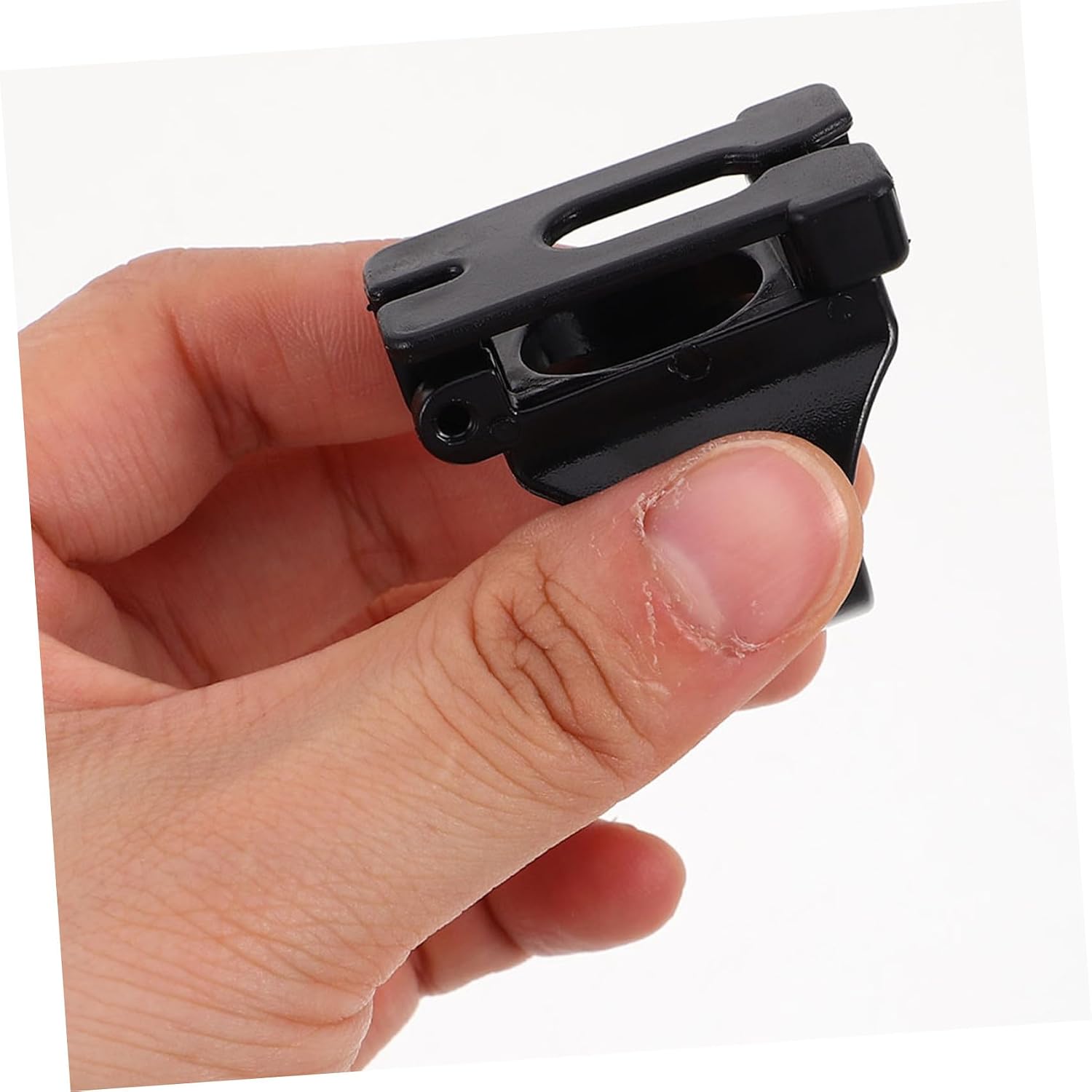 8pcs Black Plastic Snorkel Clip for Diving Mask and Tube Attachment | Universal Fit, Lightweight Portability, Robust Support, Suitable for Travel