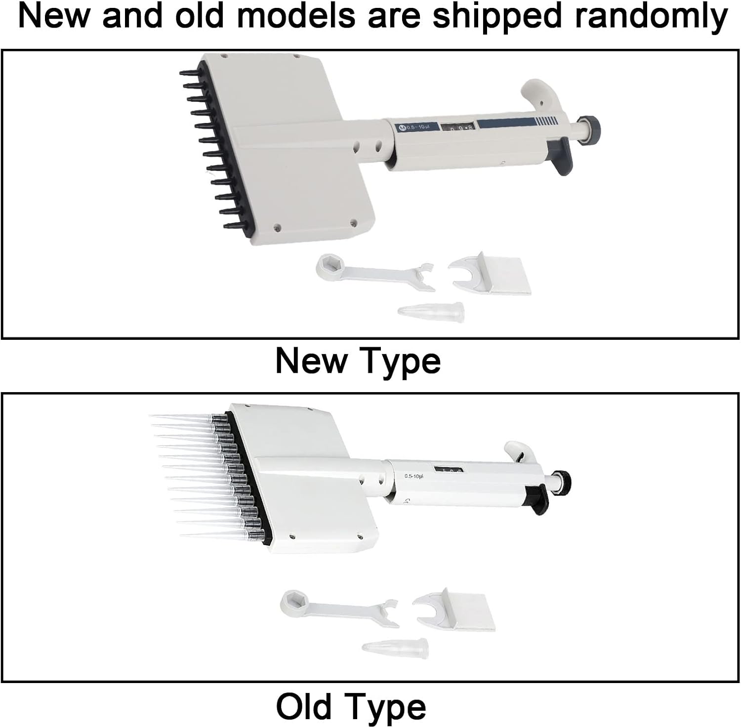 12 Channel Manual Pipette for Liquid Transfer,Ergonomic Design with High Tech Materials,0.5 10μL Pipettor
