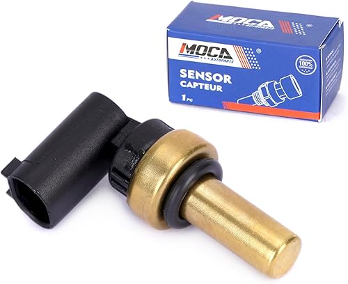 Sensor de temperatura del refrigerante MOCA compatible con 2006-2013 y 2015-2019 para Mercedes-Benz S65 AMG 6.0L, 2004-2008 para Chrysler Crossfire