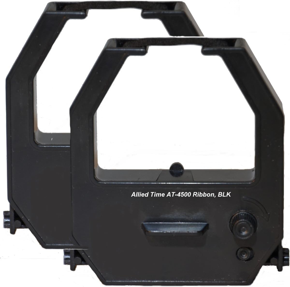 Genuine Ribbons for Allied Time AT-4500/AT-2700 Time Clocks, 2-Pack, Black