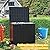 MAIUSCOLI 30 Gallon Outdoor Deck Box,Storage Lockable Waterproof Patio Furniture,Garden Tools,Cushions,Pool Accessories Outside Storage Resin Box(Black)