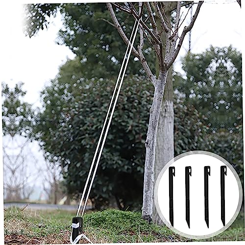Estacas de plástico para jardinería y césped con 20 piezas resistentes 4