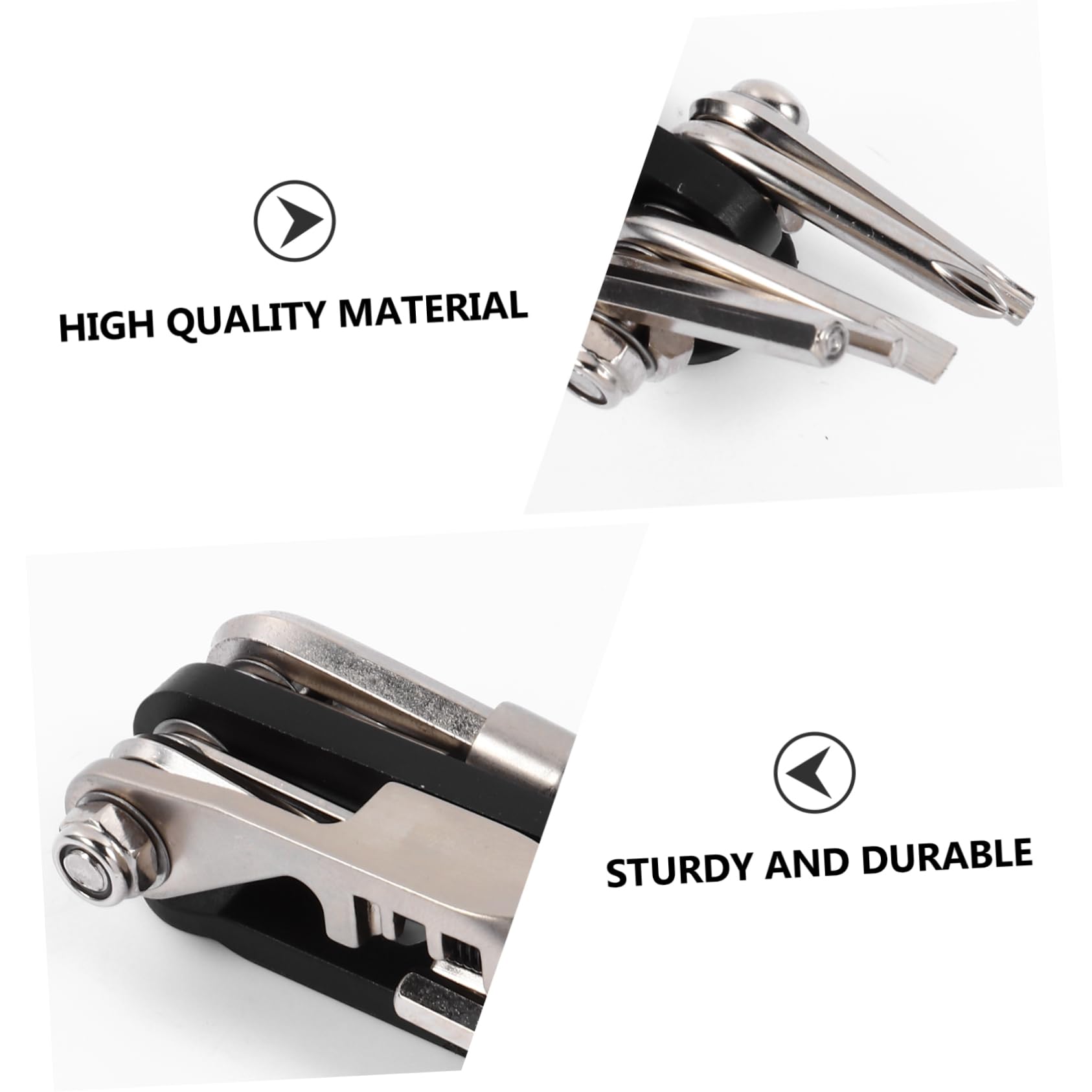 Bike Repair Tool Combination Wrench Strong and Durable Electroplated Carbon Steel Easy to Carry for Bicycles