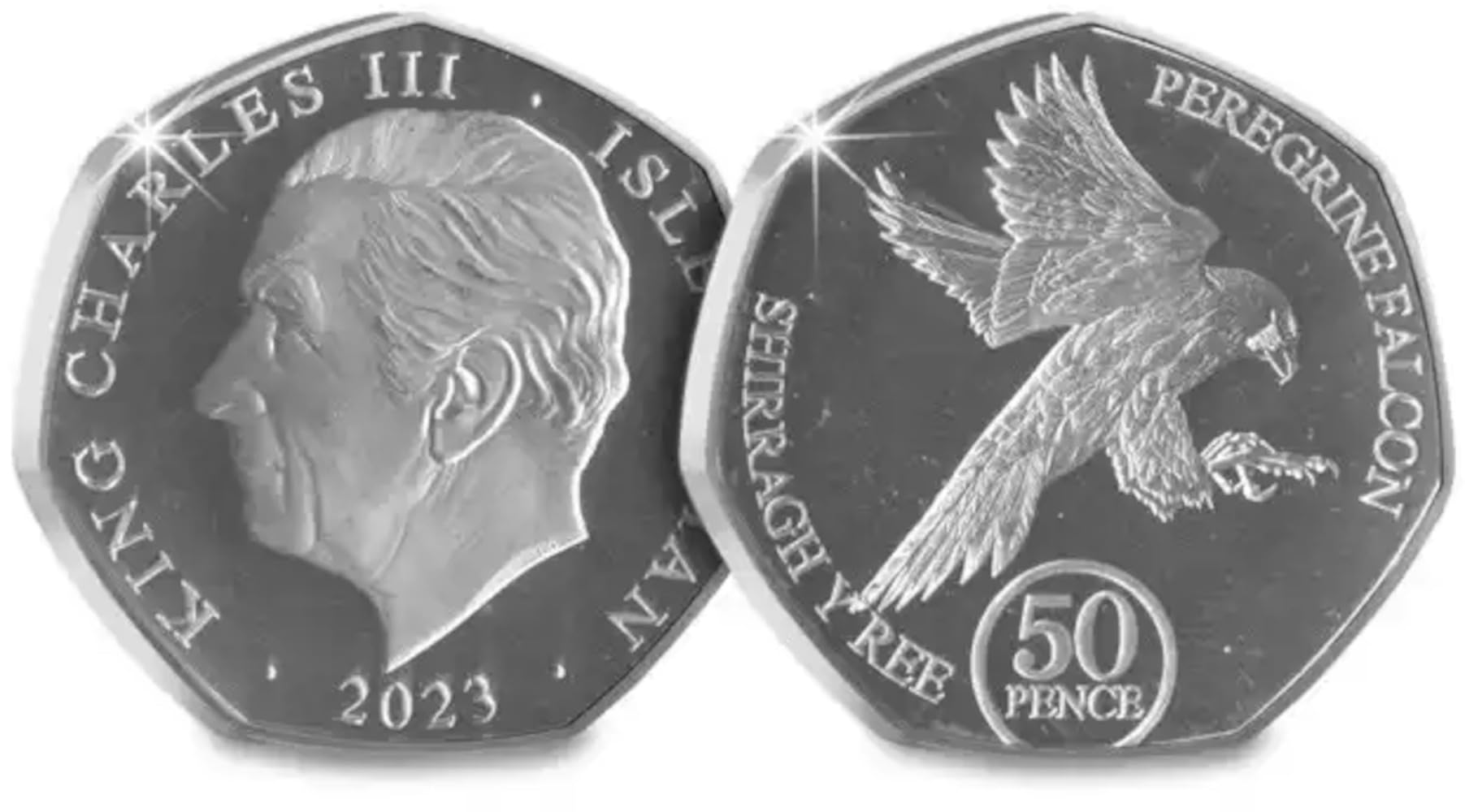Isle Of Man2023 Peregrine Falcon 50p