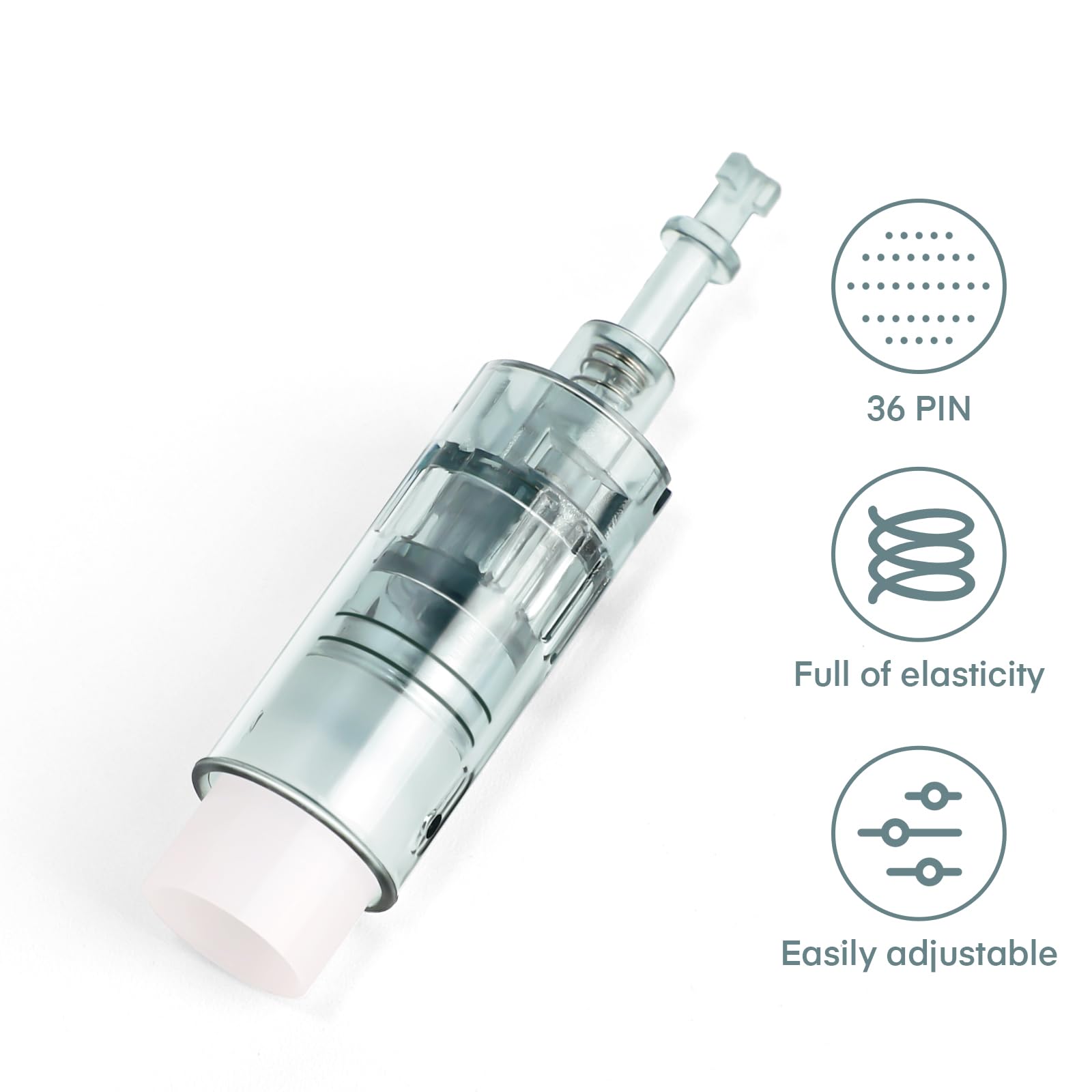 36 pin Microneedling Cartridges, 20pcs M8 Replacement Cartridges for Derma Pen Ultima M8 / M7S / A6s Auto Microneedle Therapy System - Image 2