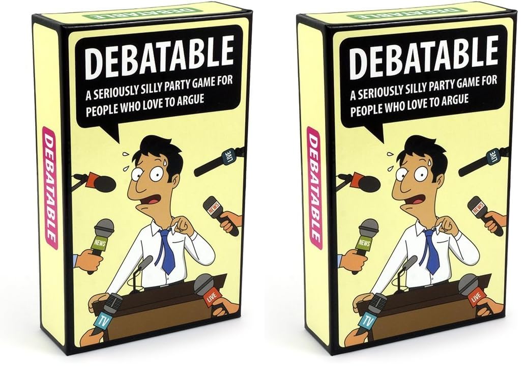 Mindmade Debatable - EIN witziges Partyspiel für Leute, die gerne streiten (Packung mit 2)