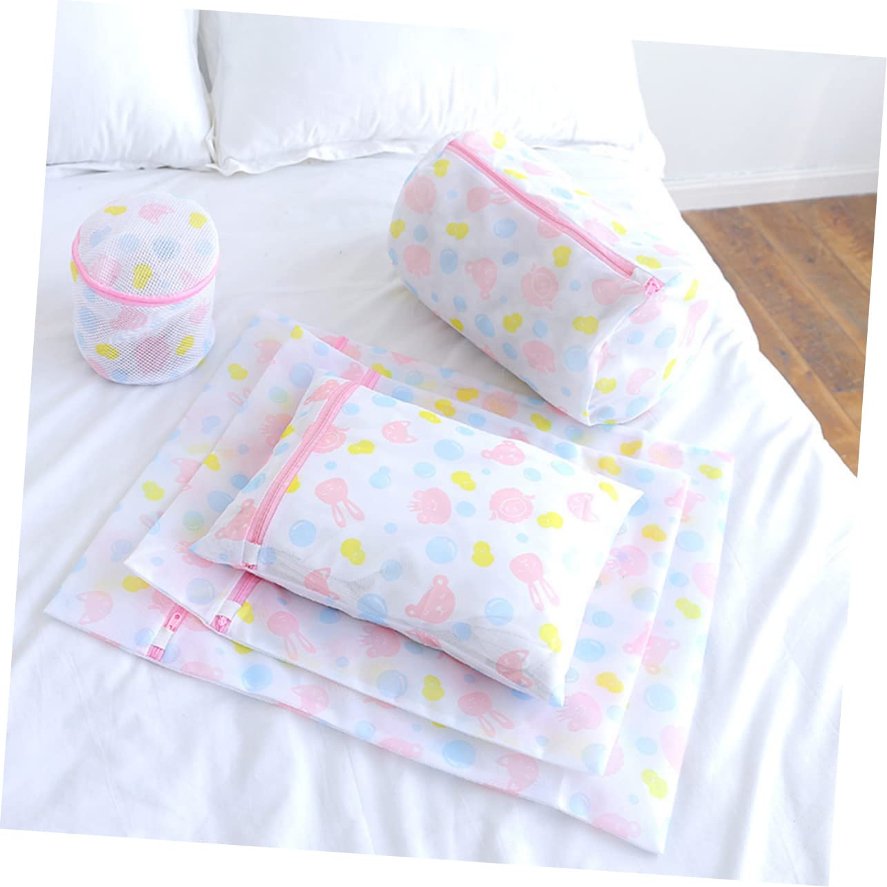 MAGICLULU 3 Juegos De Bolsas De Malla Para Lavadora Bolsas De Calcetín Para Ropa Tela Delicada Evita Desgarros 3 Unidades