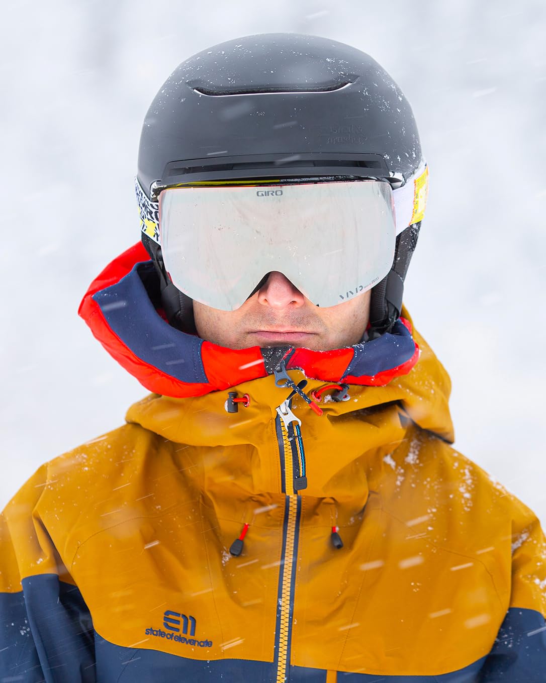 Giro Contour RS Lunettes de ski et de snowboard pour homme et femme – Changement rapide magnétique avec 2 verres vifs – Technologie anti-buée – OTG