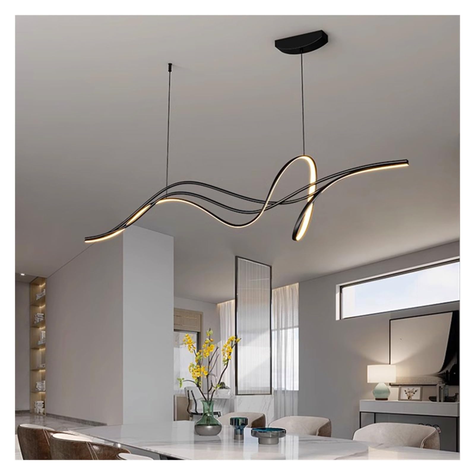 HYJAUSXB Modern Dining Room Lamparas Decoracion Pendant Lights Decoration Salon Chandeliers for Lamp