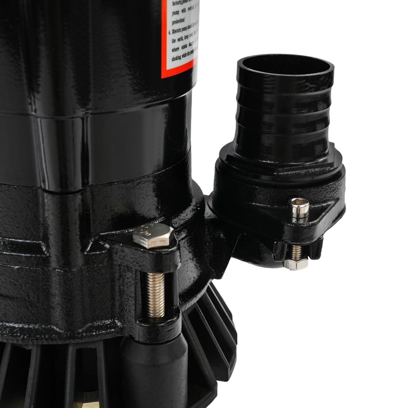 Fäkalienpumpe 750W 1 PS Abwasserpumpe 2850 U/min Schmutzwasserpumpe Tauchpumpe mit Tragegriff, 24x36cm, für Außentanks, Keller, Kanalisation, Kläranlagen