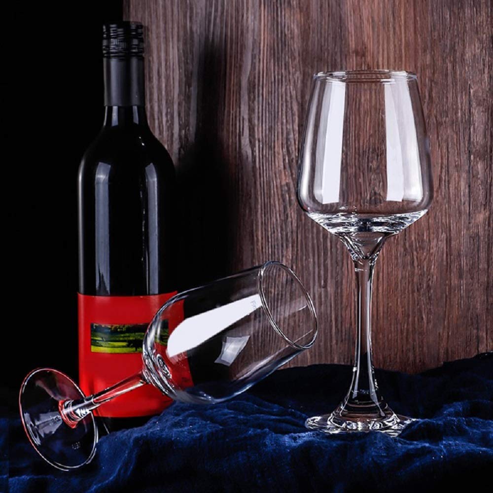 FINSTER Wine Glasses Set - 8 Crystal Tall Wine Glasses -8 FINSTER Wine Glasses Set - 8 Crystal Tall Wine Glasses -8