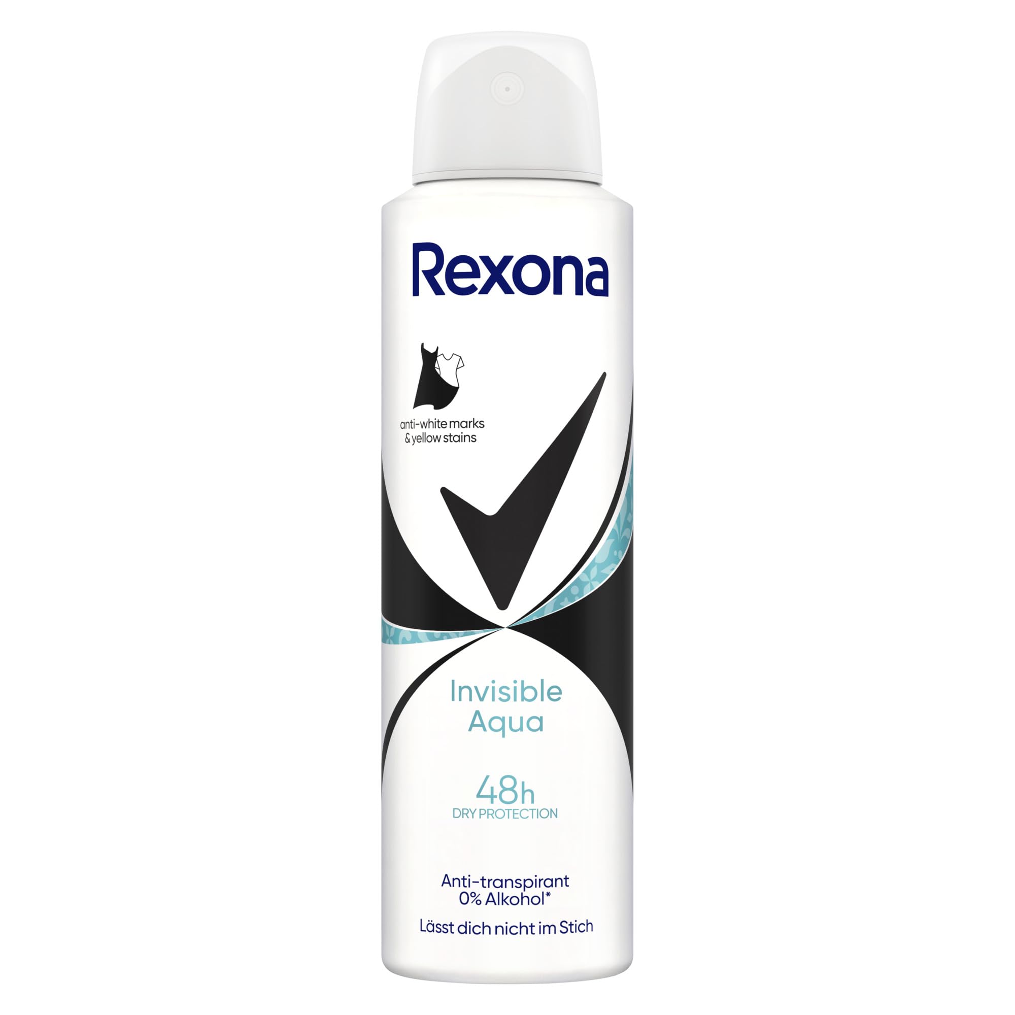Rexona MotionSense Deo Spray Invisible Aqua Anti Transpirant mit 48 Stunden Schutz gegen Körpergeruch und Achselnässe 6x 150 ml