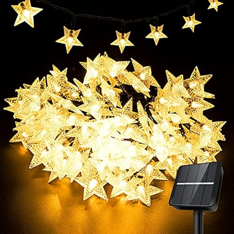 Lámparas solares exteriores MUSUNIA 100 LED estrellas Cover