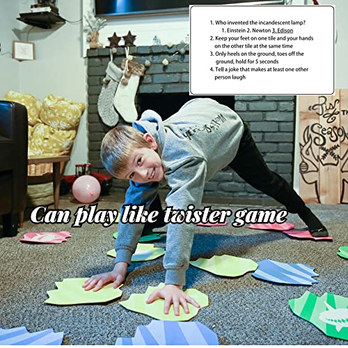 New Floor Is Lava Popping Balloons Interactive Game -Like Balance Stepping Stones,Twisters,Minute To Win It Game-Family Board Game,Party Game,Floor Game For Kids-Indoor Outdoor Safe (Special Edition) #TOP2