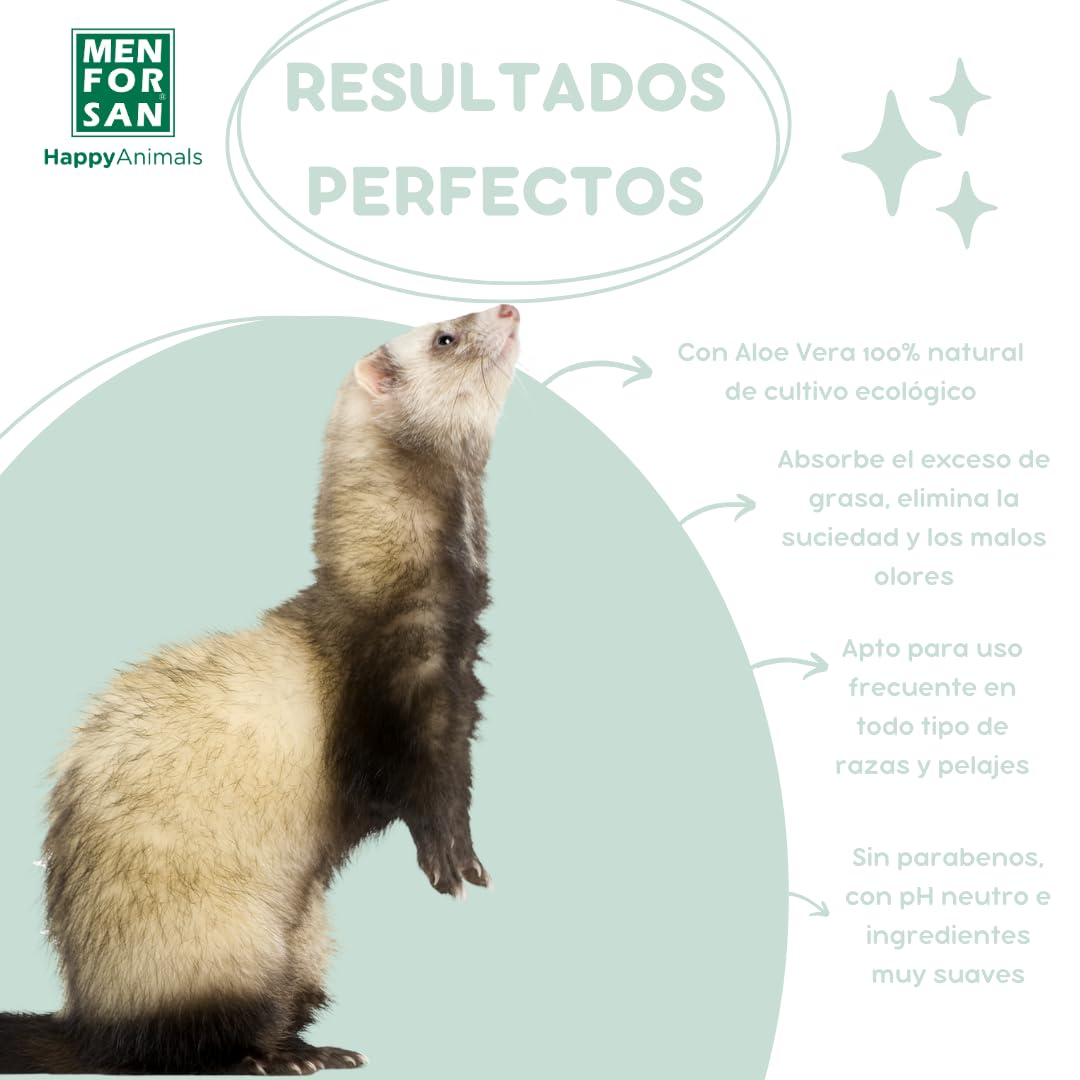 Shampooing Men for San Mousse Aloe Vera Rongeurs Furet (200 ml)