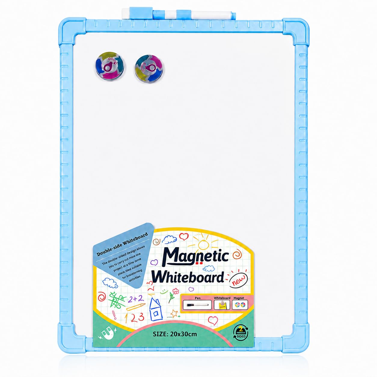 YAJNAS Black Board for Kids | Wood - Double Sided Blackboard Slate | Pre-Writing Toys | Educational Kids Toys | Heavy Duty Slate Chalk Boards with Frame 9x11 Inch (23x28 cm) — Amazon image 11