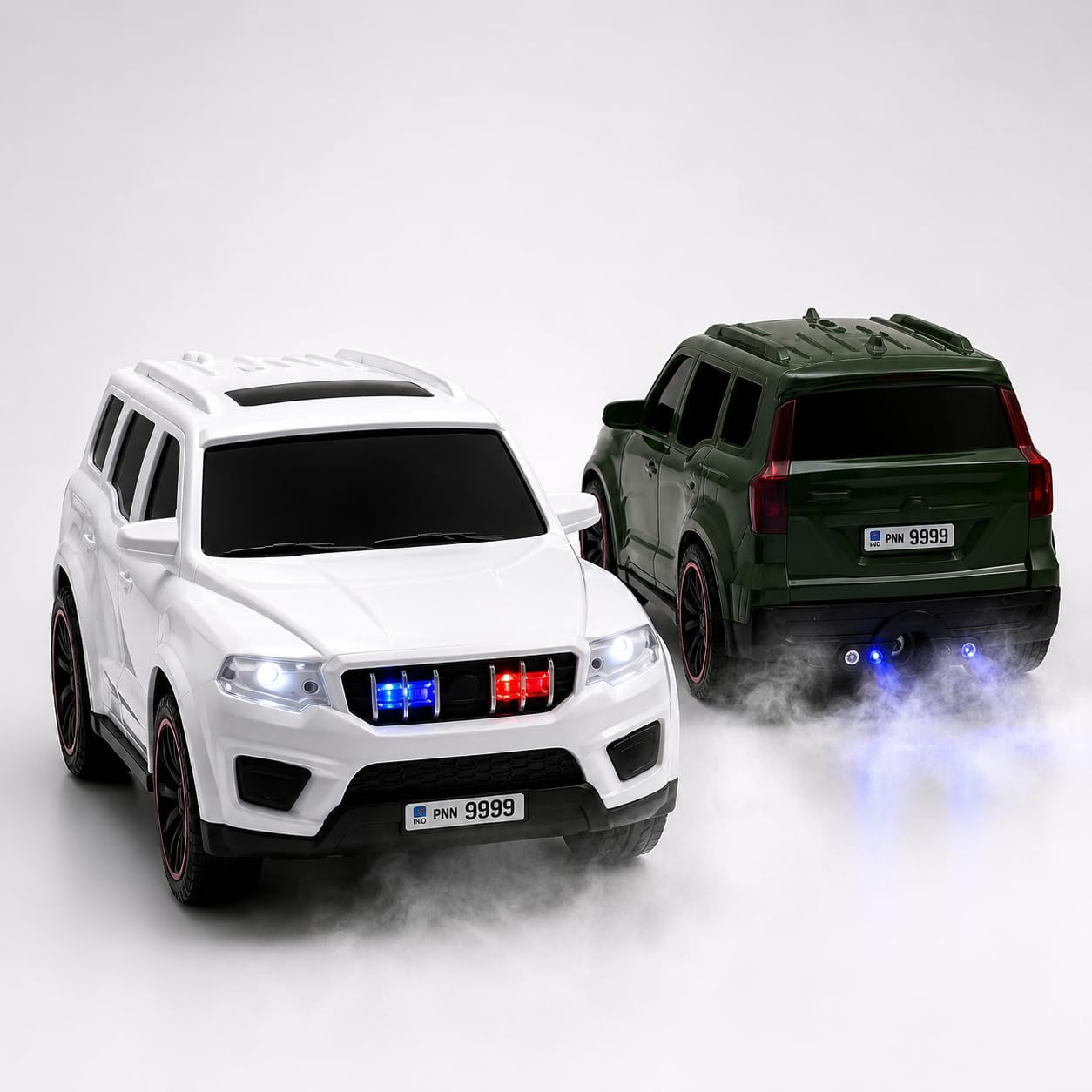 Scorpio-N RC Police SUV Car Toy | 1:18 Scale with Smoke Function | 2.4GHz Remote Control | Type-C Rechargeable | LED Headlights & Siren | Ages 4 Years & Above-image-14