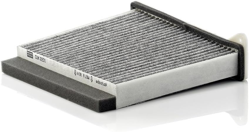 MANN-FILTER CUK 2231 Interior Filter Pollen filter with active charcoal – For passenger cars