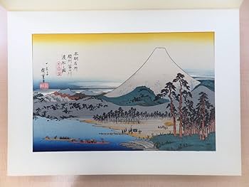 稀版　廣重名作選　大江戸木版社　版画　浮世絵　時代芸術 古書２５作品　説明書あり 稀版 廣重名作選 大江戸木版社 版画 浮世絵 時代芸術 古書25作品