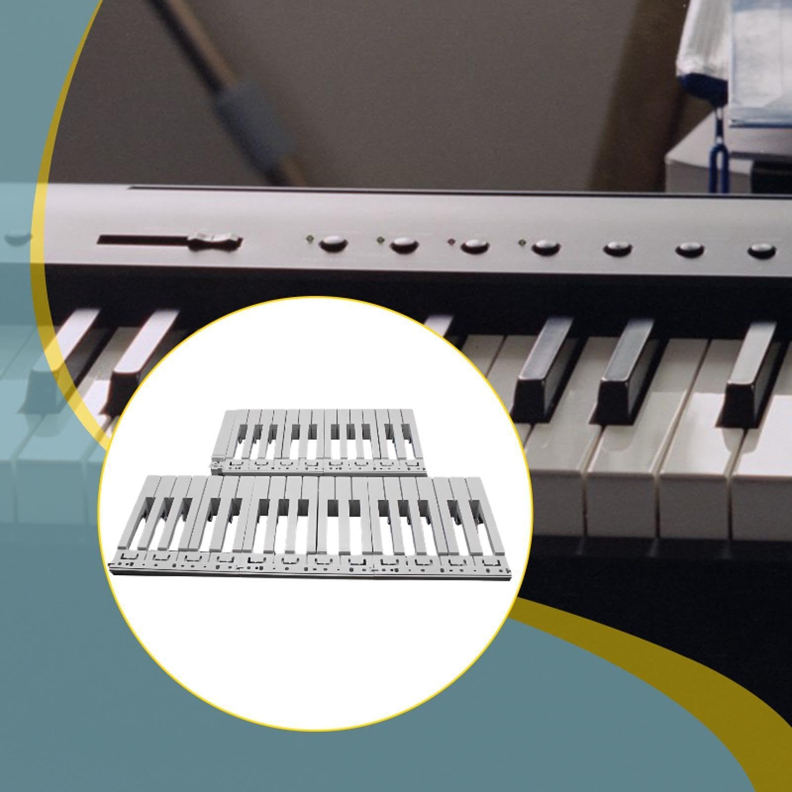 TISHITA 36x Tasti di Ricambio per Pianoforte Elettrico, Parti di Ricambio per Psr-s5 KB290 Psr-s650