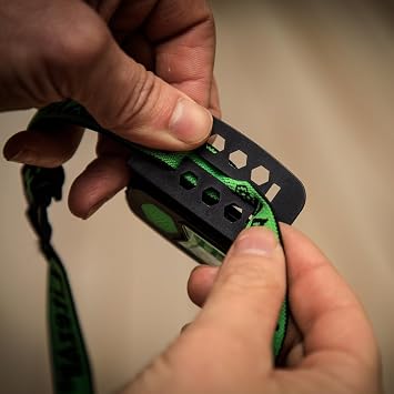 LitezAll Ultralite LED Headlamp | 60 Lumen Hands-Free Lighting | Lightweight Craft & Hobby Light | 12+ Hour Runtime | CR2032 Batteries Included