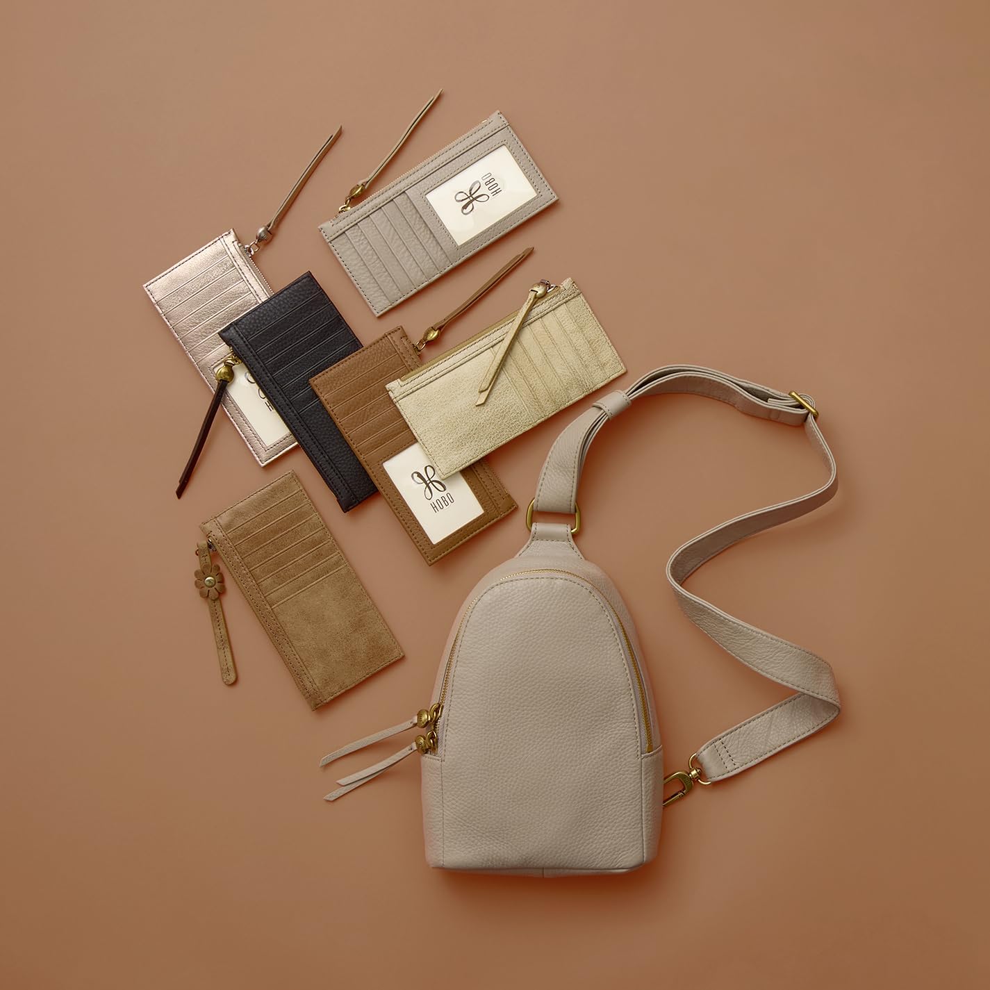 HOBO Carte Leather Card Case for Women