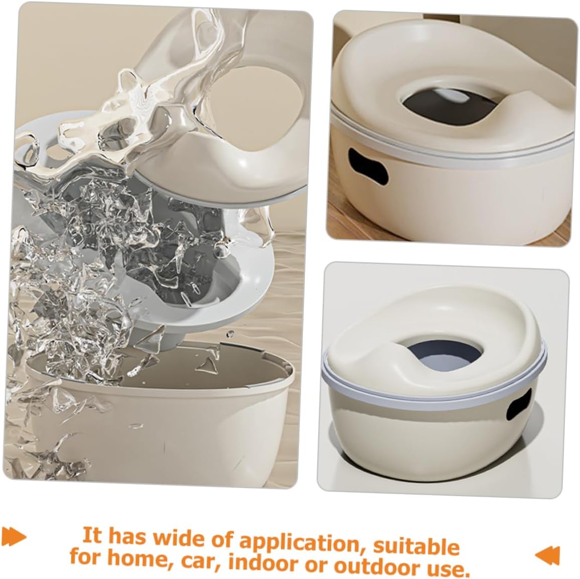 NUOBESTY Potty Training Toilet for Boy Girl Ergonomic Boy Girl Seat Multi-functional Design Sturdy and Safe for Toilet Training Boys and Girls