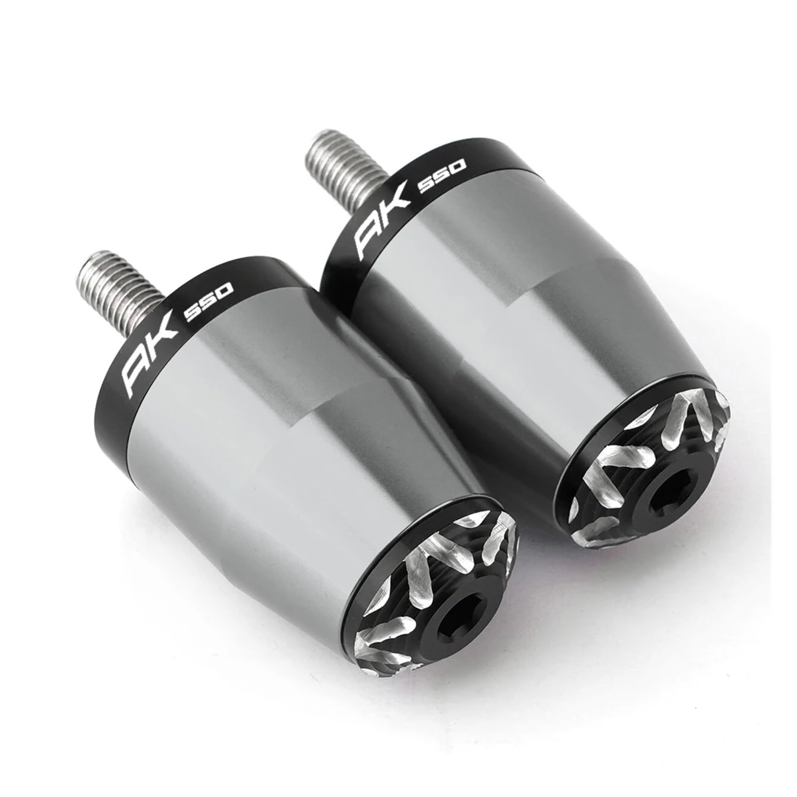 Per KYMCO AK 550 AK550 2017 2019 2020 2018 Moto Manopole Manubrio Bar Ends tappi oro Anti Vibrazione Estremità Del Manubrio