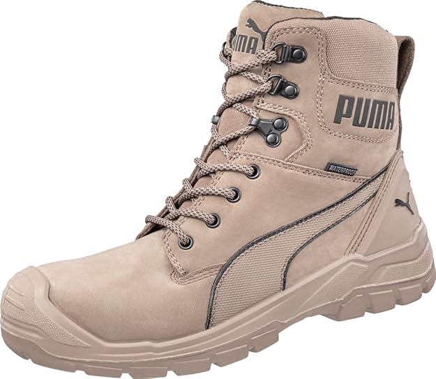 PUMA Safety Men's Conquest 7" Work Boot Composite Toe Slip