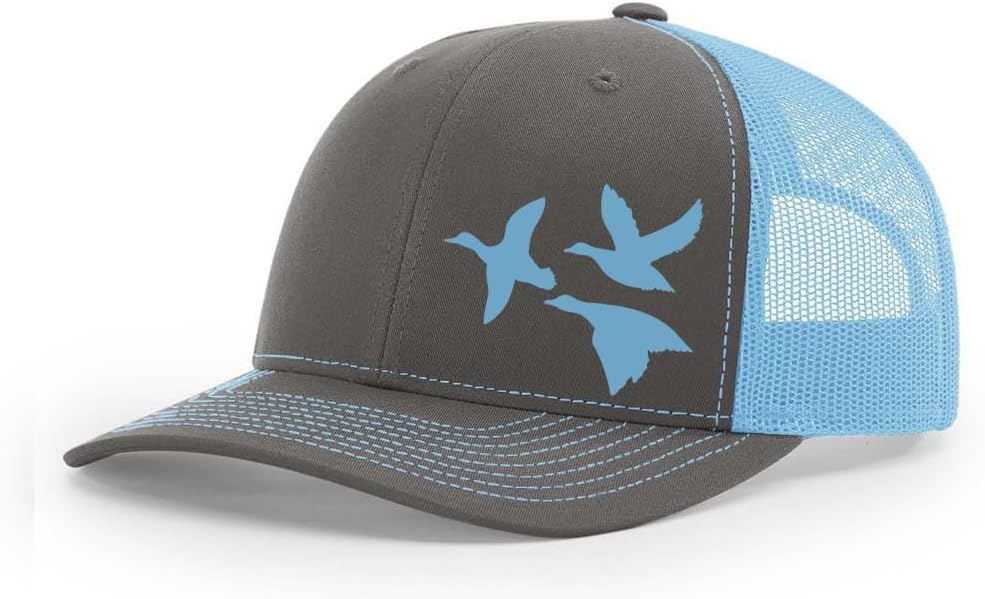 Mallard Duck Hunting Sporting Collection Fully Embroidered Richardson 112 Snapback Trucker Cap