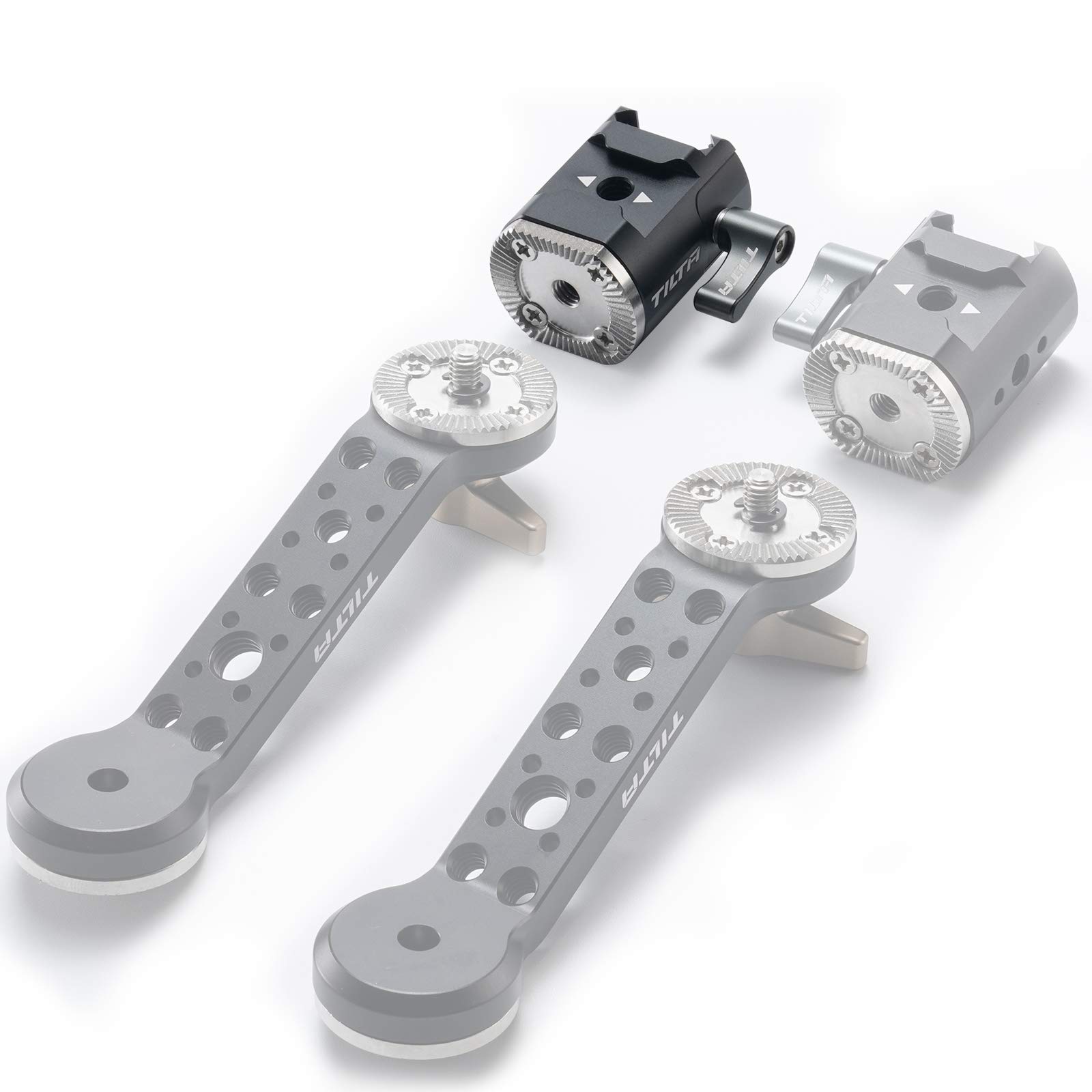 Tilta Adaptador Lateral Izquierdo de Raíl NATO a Roseta Compatible con dji RS4/RS4 Pro/RS3 Pro/RS2/RSC2 Gimbal TGA-NRA-L