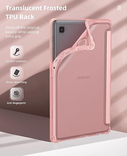 Miniatura 3 de MoKo Funda compatible con Samsung Galaxy Tab A7 Lite de 8.7 pulgadas SM-T225T220T227, funda inteligente delgada y ligera con soporte triple de TPU