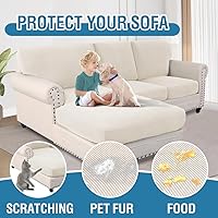 Vista 158 de H.VERSAILTEX 2025 New Sectional Couch Covers 8 Pieces Stretch Sofa Covers for Sectional Sofa Set Separate L Shaped Couch Cover for Both Left/Right