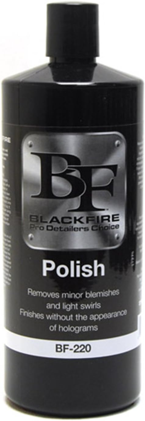 BLACKFIRE Polish | High-Gloss Finishing Polish for Paint Correction | Removes Swirls and Light Defects | Enhances Depth and Clarity | BF-220 | 32oz