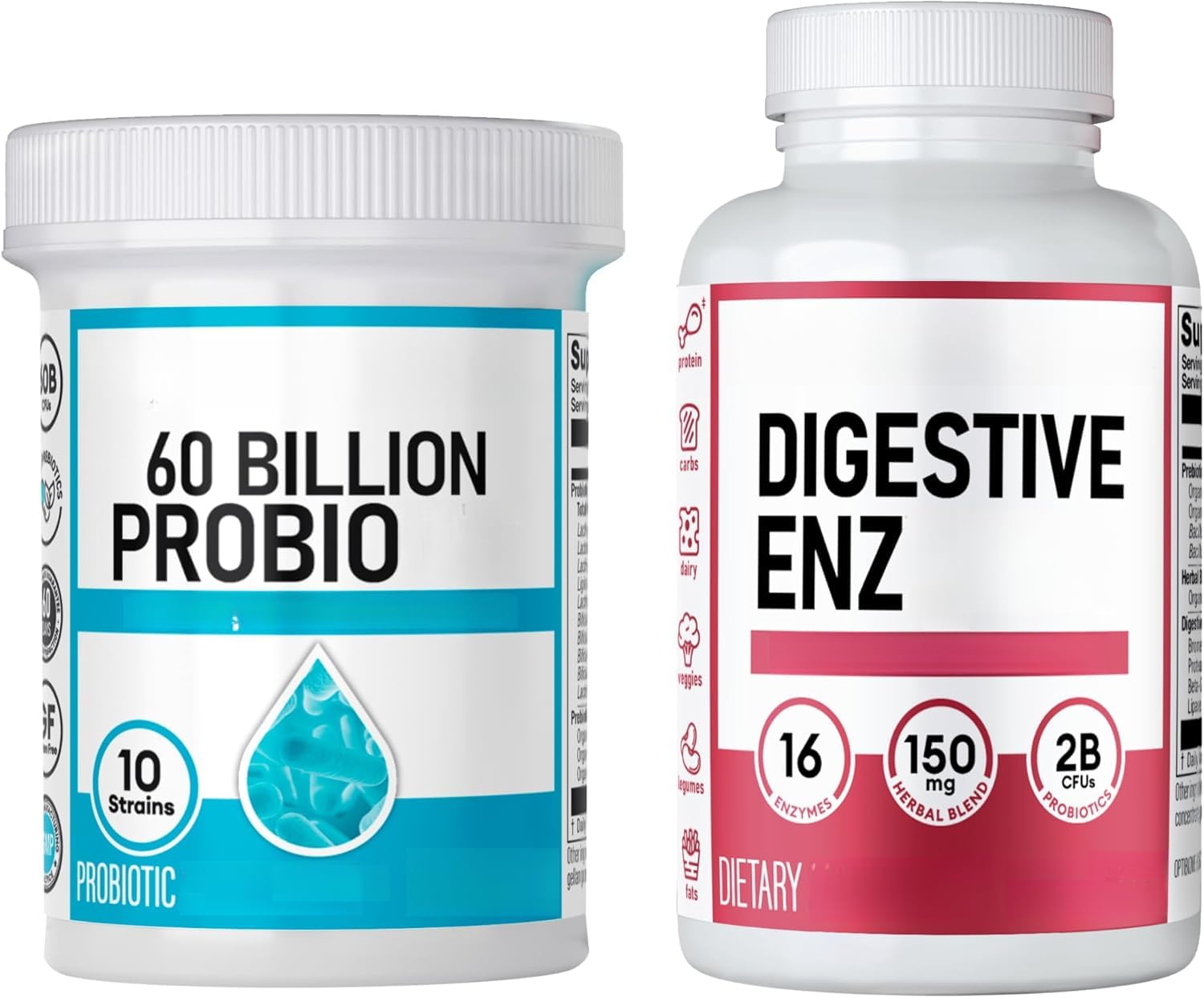 Advanced Gut Health Kit mit 60 Milliarden Probiotika & Präbiotika