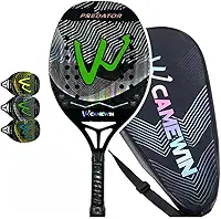 Raquete Beach Tennis Camewin 100% Fibra Carbono 12k+ Original